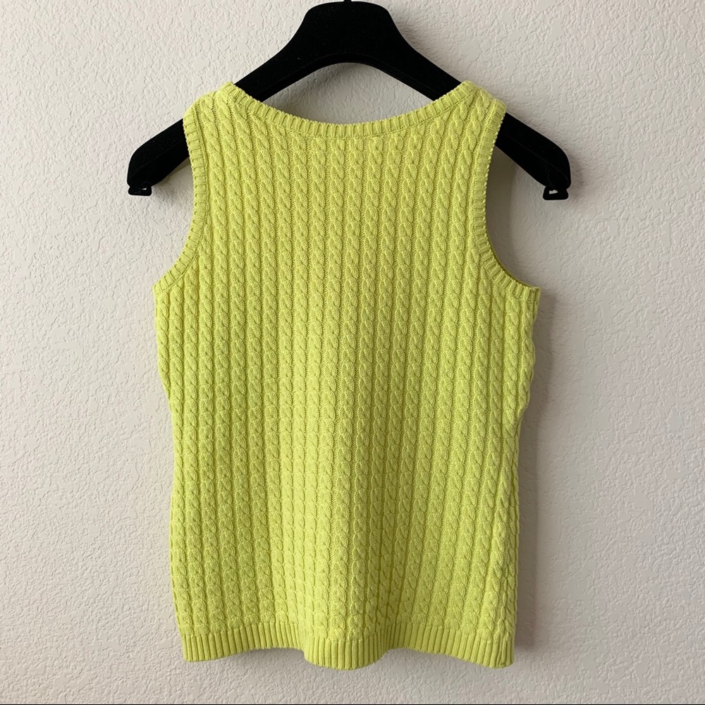Bright cable knit top - Picture 10 of 14